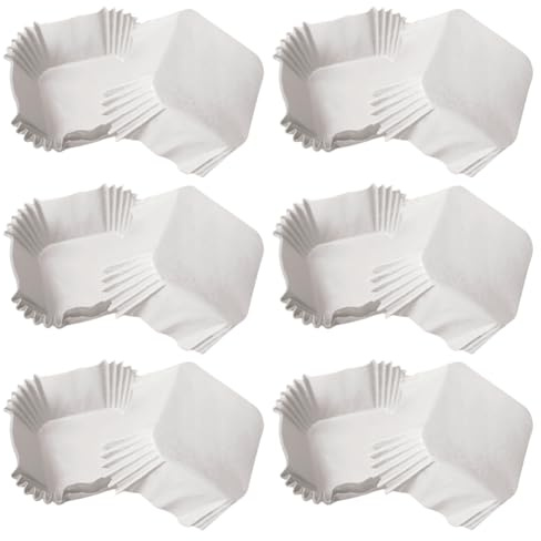FSSTUD 1000 soportes cuadrados pequeños para magdalenas, mini moldes de papel para magdalenas, envoltorios de magdalenas de boda, para fiestas, postres, aperitivos, forros decorativos para tartas para