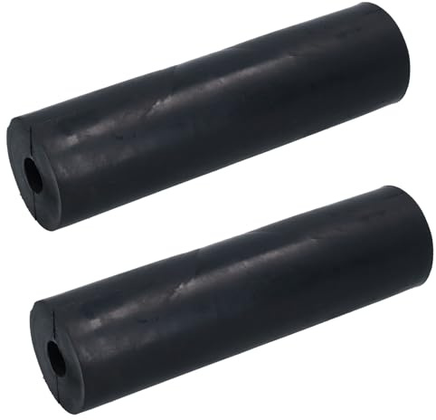 AB Tools Rouleaux latéraux parallèles en caoutchouc pour bateau/jetski/remorque, 202 mm et 16 mm d'alésage