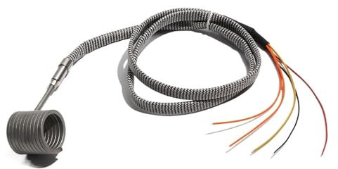 Heater，Compatible for LUJINXUN，Electric Hot Runner Coil Heaters Nozzle Band Heater with Thermostat Wire 3x3mm Section(220V_400W 16X35MM(IDXH))