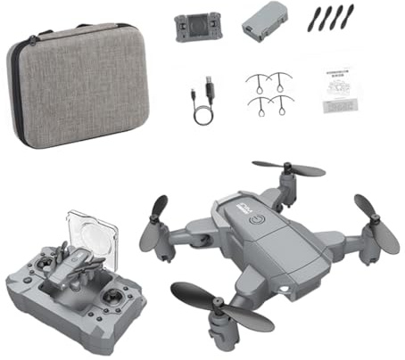 Hohopeti Drone Rc Pliable Avec Caméra Aérienne Quadricoptère Pour Vol Stable Et Contrôle Facile