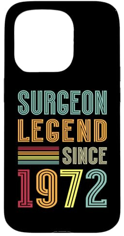 Surgery Legend 1972 53 Years Scalpel 53rd Birthday Surgeon Case for iPhone 15 Pro