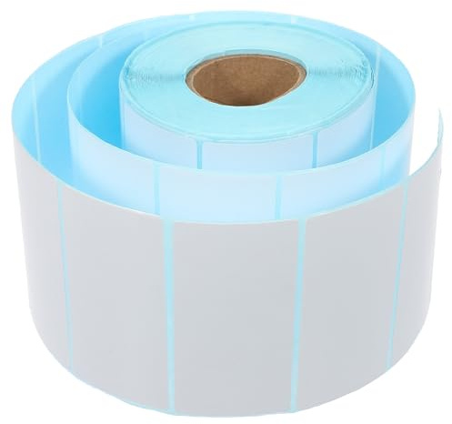 BESTonZON Etiquetas Fáciles 80x40mm de Blanco de Papel Térmicas Adhesivas Rollo Resistentes al Agua de Despegar y Adecuado para Impresión de Alto Volumen y Envío