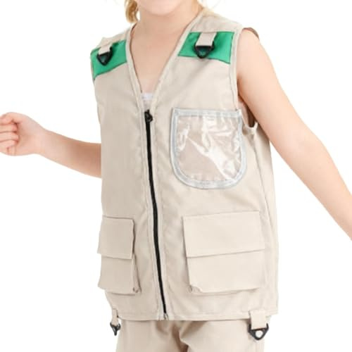 Chaleco De Pesca Para Niños Chaqueta Sin Mangas Para Disfraz