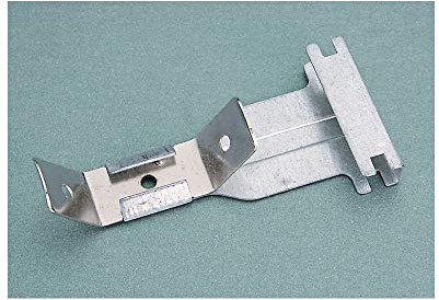 Akifix Gancio di sospensione per profili a soffitto in acciaio zincato e acciaio temperato nichelato, bordi arrotondati, ideale per la sospensione di profili a soffitto