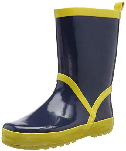 Playshoes Stivali di Gomma Unisex - Bambini e ragazzi, Giallo (Marino Giallo), 22/23 EU