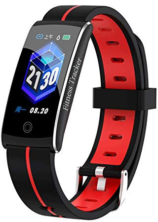 ZNSH Braccialetto Fitness con Cardiofrequenzimetro Fitness Tracker Cardiofrequenzimetro Orologio da Polso Intelligente Impermeabile IP68 Activity Tracker con Sfigmomanometro Pedometro