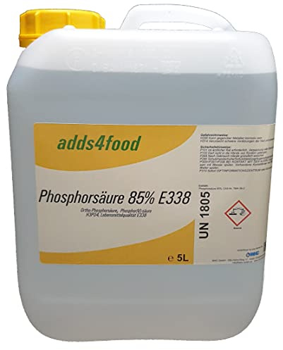5Liter Phosphorsäure 85% in Lebensmittelqualität E338 VERSANDKOSTENFREI