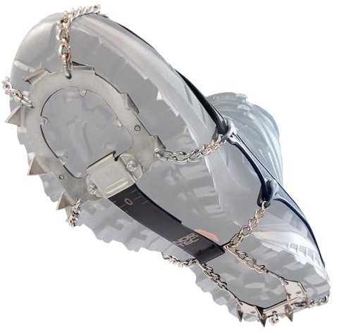 Nortec Ramponcino CREST 2.5 Made in Italy per Winter Tracking invernale su Ghiaccio e Neve, Micro Rampone Leggero con Custodia