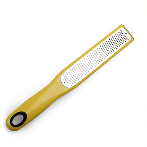 QHLOM Cheese Shredders Handheld Cheese Grater 304 Stainless Steel Sharp Grater Comfortable Grip Chocolate Lemon Cheese Food Grater Grinder (Color : Yellow)