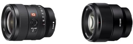Sony FE 24mm f/1.4 GM | Vollformat, Weitwinkel, Premiumklasse (SEL24F14GM) & SEL-85F18 Porträt Objektiv