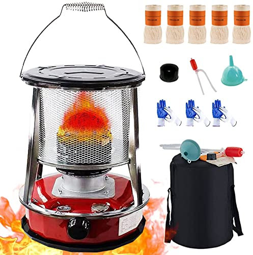 Poêle à pétrole, poêle à pétrole pour l'intérieur, Chauffage au pétrole Portable sans électricité Spots de Chauffage Radiant intérieur, Gros Chauffage au pétrole