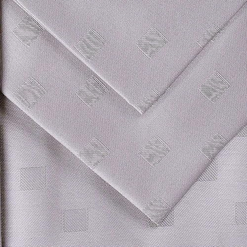 Ruoccohome Tovaglia con Tovaglioli,Servizio da Tavola 12 posti Puro cotone 100% Larghezza misura Maxi colore GRIGIO