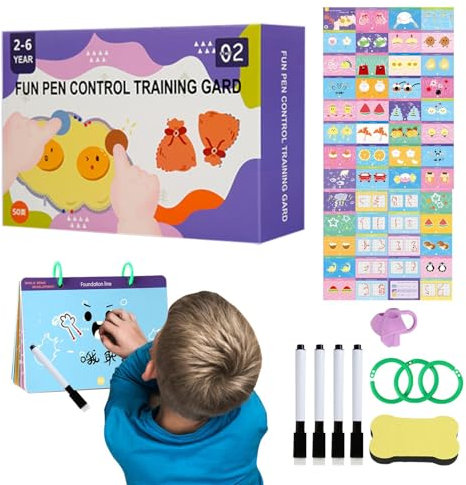 Abwischbare Aktivitätsbücher,Abwischbares Arbeitsbuch - Löschbares Lernstift-Kontrollbuch,Robuste Lern-Suchbücher, Vorschul-Lernspielzeug für Kinder, und Mädchen
