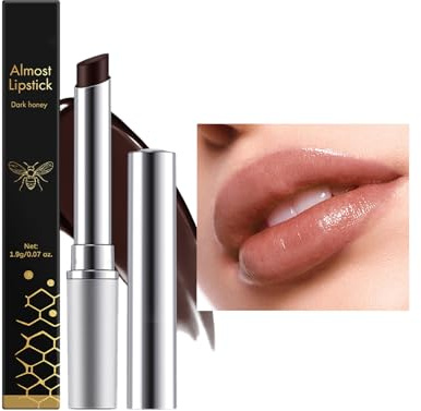 Honey Lipstick Black Moisture Shine Lipstick, Hydrating Tinted Lipstick Creamy Formula, Hydrating & Smooth Lip Balm Moisturizing Tinted Lip Balm For Dry Lips Lip Care Makeup