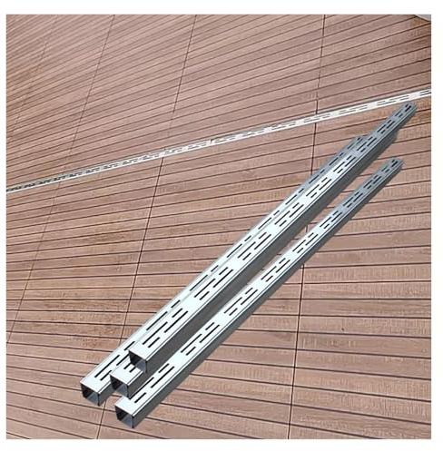 caniveau exterieur Kit D'évacuation À Canal Étroit Pour L'extérieur, 3.5cm 5cm Système De Drainage En Tranchée Étroite Pour Cour Souterraine/ Patio/ Allée De Garage, Tranchée De Drainage - Caniveau Av