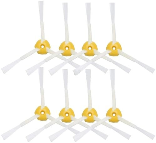 Pexorin Ersatzbürsten, for IRobot, Roomba 770 780 790 675 690 700 600 Series Bimaterial-Bürstenroboter-Staubsauger-Ersatzteile Ersatzteile für Roboterstaubsauger(8PCS Side Brush)