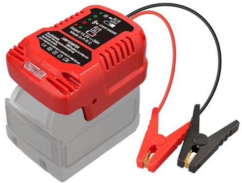 Adattatore per avviatore di emergenza per auto Milwaukee M18 18 V, avviatore di emergenza per batteria auto con cavo 11AWG, batteria di avviamento sicuro per auto (batteria non inclusa)