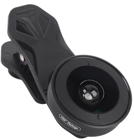 Lentille de Caméra de Téléphone, 195 ° Lentille Fisheye Lens Universal CPL THELPHONE Came Lens, Clip D'objectif Grand Angle sur Lentilles de la Caméra de Téléphone Portable pour