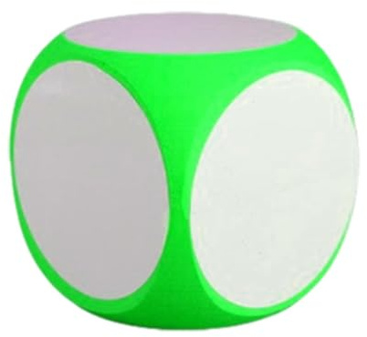 Dice di schiuma a secco cancellare - grandi di vergini per, 10x10x10 cm cubi riutilizzabili | Strumenti di apprendimento in classe, cubi di lavagna, numero di lettera educativa