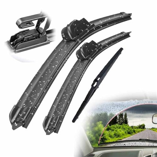 Front Rear Wiper Blades Set Kit,For Mazda6,For Mazda 6 GJ1 GL MK3 2012 2013 2014 2015 2016 2017 Windshield Windscreen Window 241812