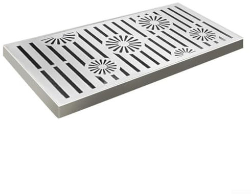 Elegant Stainless Steel Drainage Grate Designed for Fast Water Flow and Outdoor Safety (200 * 300 * 20 * 2mm)
