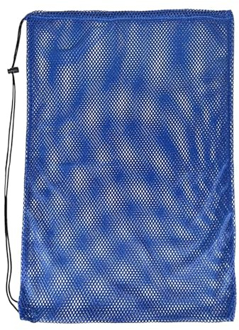 Hitburu Bolsa Deportiva de Malla - Bolsa de Malla para Natación con Cordón - Organizador Extra para Accesorios de Buceo de 68x48 cm para Buceo, Natación y Almacenamiento de Aletas