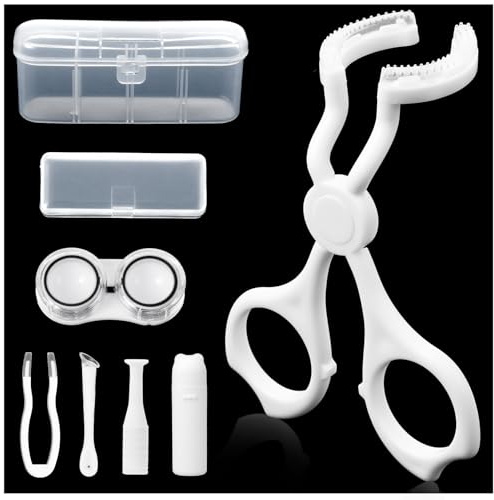 Classicseali Contact Lenses Applicator Tool Set, Contact Lens Applicator Tool with Eye Opener for Contacts, Contact Helper Insert/Remover, Tweezers, Soft Contact Lens Applicator Tool and Case