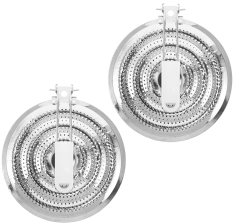 Diffuseur de Chaleur pour Cuisinière à Gaz 2 Pièces en Acier Inoxydable | Pots et Poêles, Argenté, Résiste à Déformation, Compatible, Usage la Cuisine