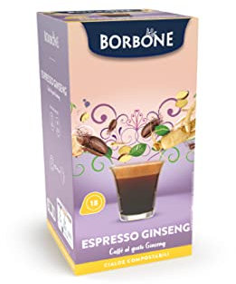 Caffè Borbone Espresso Ginseng - 72 cialde (4 astucci da 18 cialde) - Sistema ESE