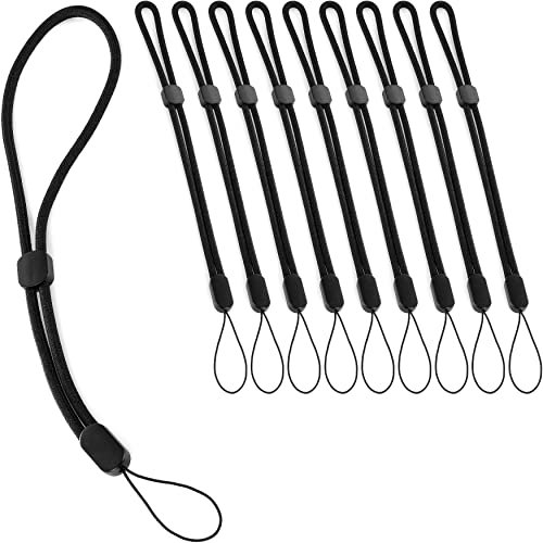 POPPSTAR 10 verstellbare Handschlaufen für Handy, Kamera, USB-Stick, Schlüssel, Action-Cam (reißfest & dünn) Praktische multifunktionale Trageschlaufe