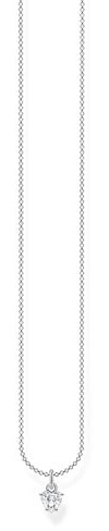 Thomas Sabo Halsband för kvinnor, sterlingsilver, 925, andra form, zirkonia KE2105-051-14-L45V, 45.00 cm, 925 sterlingsilver., Kubisk zirkonia