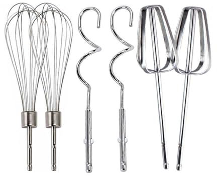 BmXauz Set di Parti for frullatore Elettrico for Uova frullatore, Tuta for frullino for Le Uova, Compatibile con Frusta elettrica for Palloncini, Accessori da Cucina, Parti for frullatore