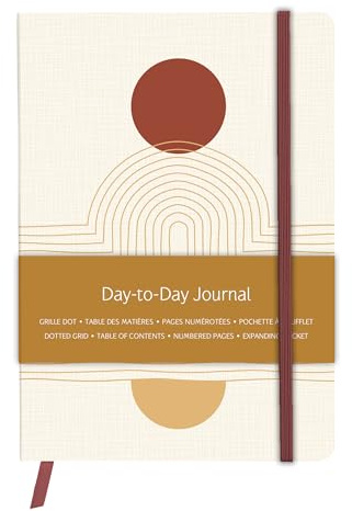 Clairefontaine 116079C DaytoDay Journal A5 96 Blatt dot Terracotta