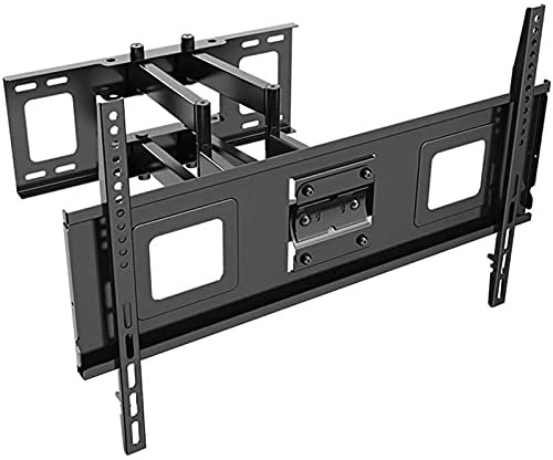 Support TV, Support Mural TV pour téléviseurs Plats et incurvés 4K de 40 à 70. Support TV pivotant jusqu'à 60 kg avec Niveau à Bulle