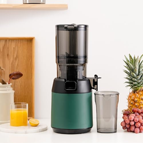 COYEUX 300W Professional Slow Masticating Juicer, Compact Cold Press Juicer, with 13cm Feeding Chute, for Fruits Vegetables