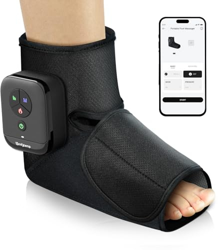 Comfytemp K1007 Air Compression Therapy Device, Portable Foot Massager for Circulation and Pain Relief, K251623 FDA Cleared