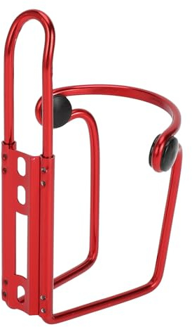 RATCHROLL 1 Pcs Universal Motorcycle Bike Drink Holder Motorbike Bicycle Water Bottle Cup Holder Red Aluminum Alloy