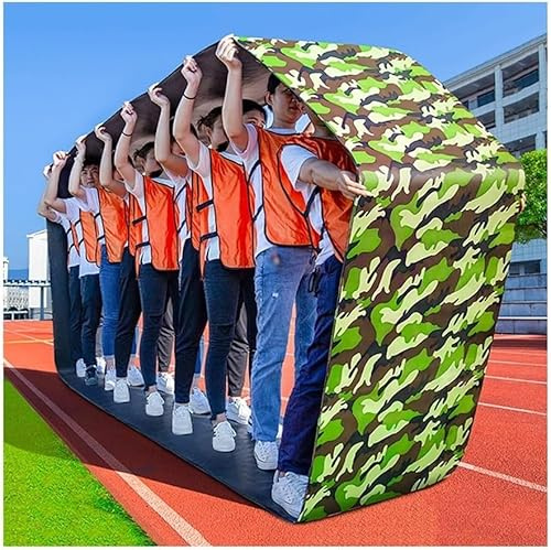 haohang Teambuilding-Rollmatte für Erwachsene und Kinder – Outdoor-Spiele für große Gruppen von 2–18 Personen – für Sportveranstaltungen und Firmenevents(Kids-8M)