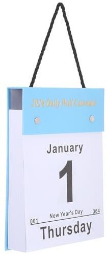 Angoily AbreißKalender 2026 Tageskalender Zum AufhäNgen Mit GroßEr Schrift FüR Homeoffice Schule Und Arbeitszimmer Geburtstags- Und FeiertagsüBersicht Beschreibbarer Planer in GroßDruck