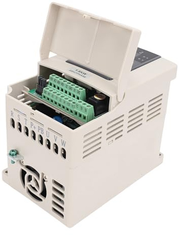 FTVOGUE Convertidor Monofásico a Trifásico, Inversor de Frecuencia de 1,5 KW con Pantalla Digital para Fresadoras y Taladradoras CNC