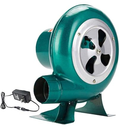 JOUFNING Soffiatore Elettrico per Fucina da Fabbro - Soffiatore Centrifugo Elettrico da 220 V, Ventilatore con Pompa E Regolatore, per Cucinare in Campeggio(30W)