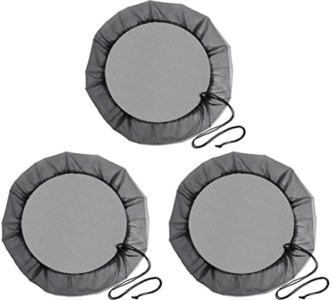 Jcasbdn Rain Barrel Net Cover Water Collection Buckets Netting Screen Garden Bucket Protector 3PCS