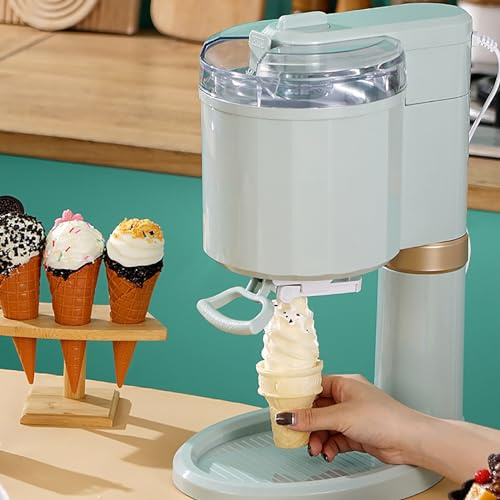 Macchina per gelato, per uso domestico, per casa, bar, caffetteria, mini macchina per gelato morbido alla frutta