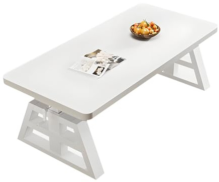 Adjustable Height Multifunctional Coffee Table for Living Room, Dining Table, Study Desk and Workbench, Perfect for Small Spaces, 90x50x51cm