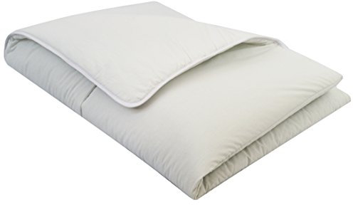 Piumino per culla con esterno 100% cotone ipoallergenico bianco. Culla (60x120)