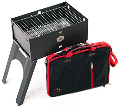 Innovativster BBQ-Grill Gizzo, Tragbare Grill, Mobiler Holzkohlegrill, Transportabler, Camping, Picknick Barbecue