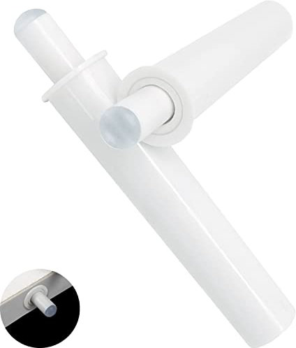 10 pezzi Ammortizzatore per Porta di Mobili Armadio Gate Buffer Chiavistelli per armadi Spingere Aprire il System di Porte per Riduzione del Rumore Anti collisione Assorbimento Degli Urti(bianco)