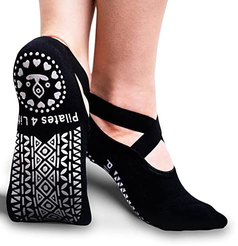 Pilates 4 Life® | Pilates und Yoga-Socken für Damen | Größe 37-42 | Extra sichere Anti-Rutsch-Sohle für 100% Standsicherheit und Komfort