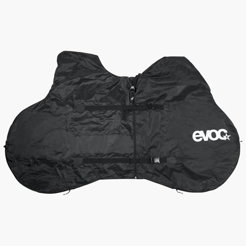 EVOC BIKE RACK COVER ROAD, robust bike cover (handy bike cover, lightweight e-bike protective cover, ideal bike cover, dimensions: 54 x 188 x 118 cm, weight: 1100 g), Black