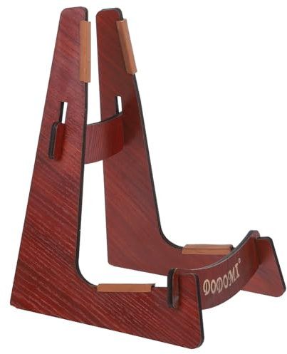Supvox Holz Gitarrenständer für Gitarre und Ukulele, Braun